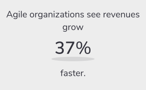 Agile organizations see revenues grow 37% faster