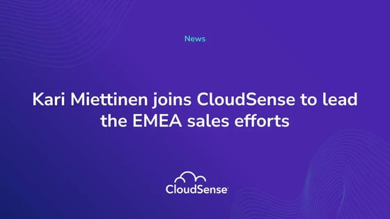 Kari Miettinen joins CloudSense to lead the EMEA sales efforts