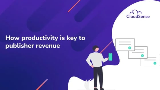 How productivity is key to publisher revenue