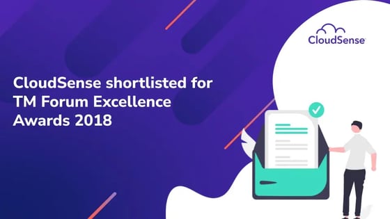 CloudSense shortlisted for TM Forum Excellence Awards 2018