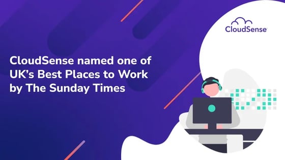 CloudSense named one of UK’s Best Places to Work by The Sunday Times