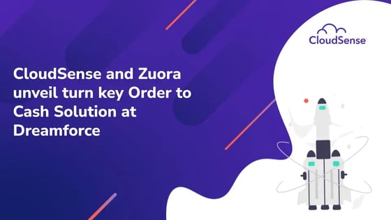 CloudSense and Zuora unveil turn key Order to Cash solution at Dreamforce