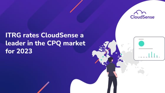 ITRG rates CloudSense a leader in the CPQ market for 2023