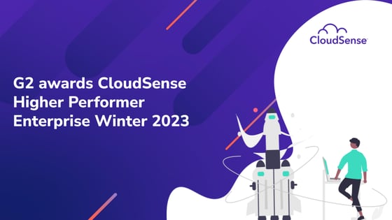 G2 awards CloudSense High Performer Enterprise Winter 2023